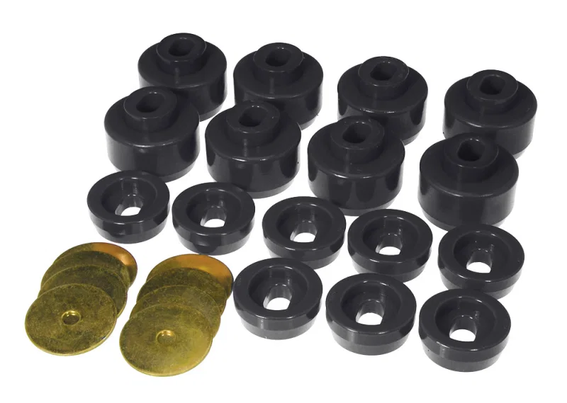 Prothane 7-141-BL, 99-06 Chevy Silverado 2/4wd Body Mounts - Black