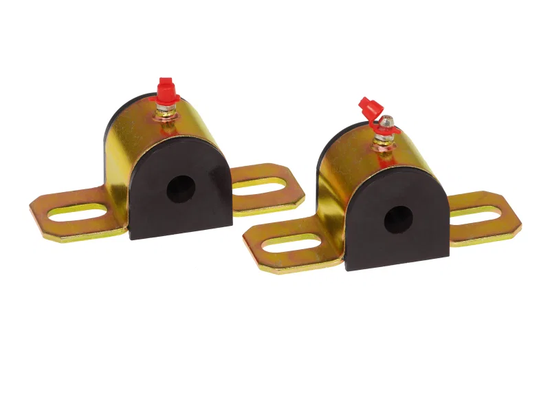 Prothane 19-1169-BL, Universal Greasable Sway Bar Bushings - 1/2in - Type B Bracket - Black