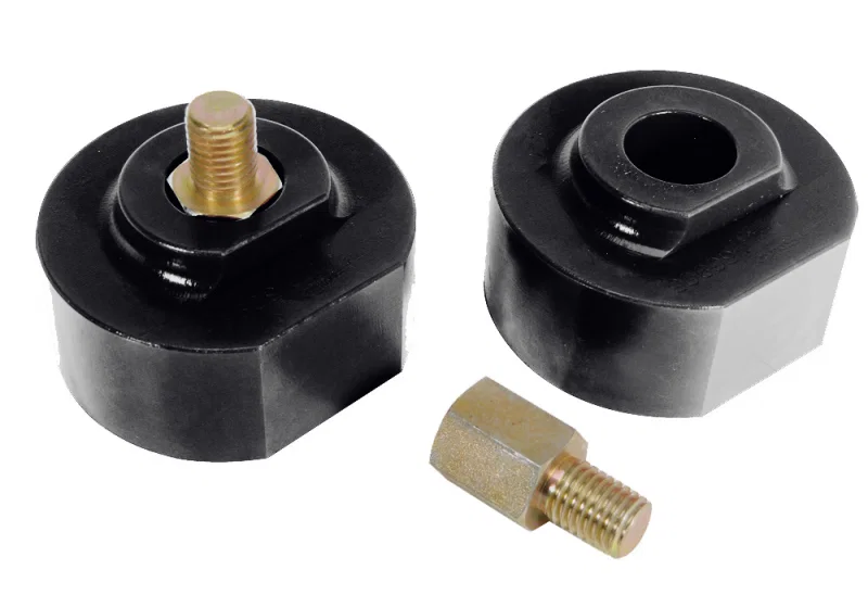 Prothane 6-1711-BL, 99-09 Ford F250/350 2wd Front Coil Spring 2in Lift Spacer - Black
