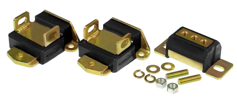 Prothane 7-1901-BL, GM Motor & Trans Mount Kit - Black