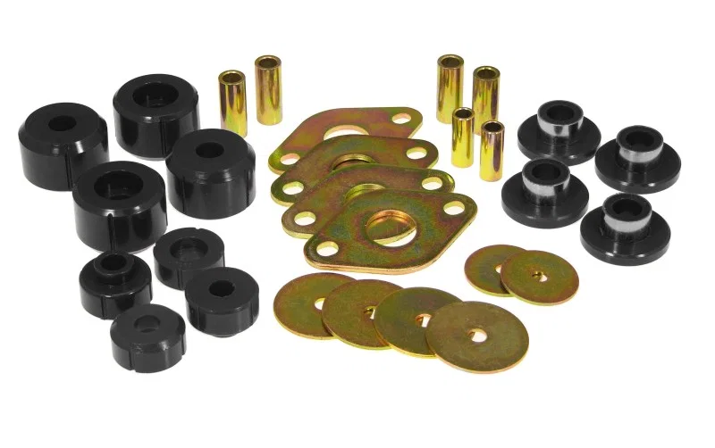 Prothane 18-103-BL, 95-00 Toyota P/U 2/4wd Body Mount Kit - Black