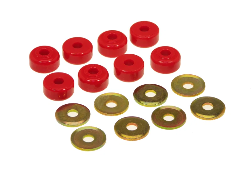 Prothane 19-430, Universal End Link Bushings & Washers - 5/8 x 1 1/8 OD - Red