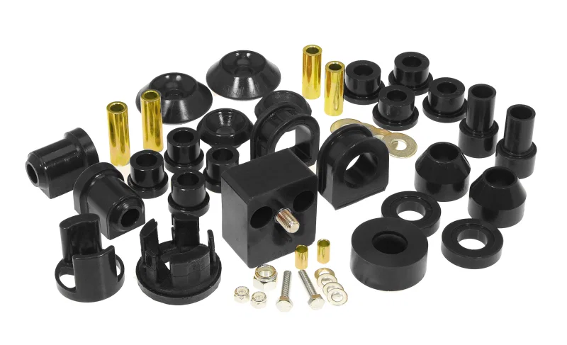 Prothane 22-2008-BL, 75-84 VW Rabbit / Golf / Jetta Total Kit - Black