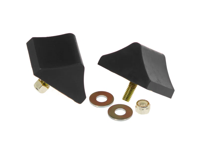 Prothane 19-1312-BL, Universal Bump Stop 1 1/2X2X1 3/4 Wedge - Black for American Motors