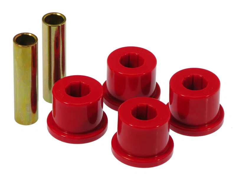 Prothane 7-807, GM 2/4wd Rear 1.5in OD Frame Shackle Bushings - Red