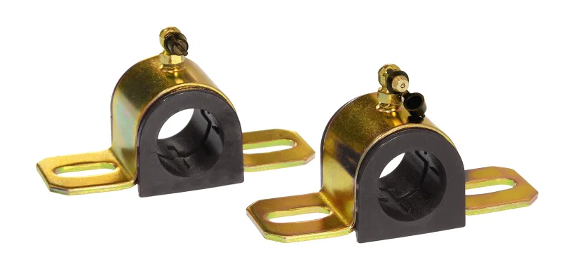 Prothane 19-1217-BL, Universal 90 Deg Greasable Sway Bar Bushings - 29MM - Type B Bracket - Black