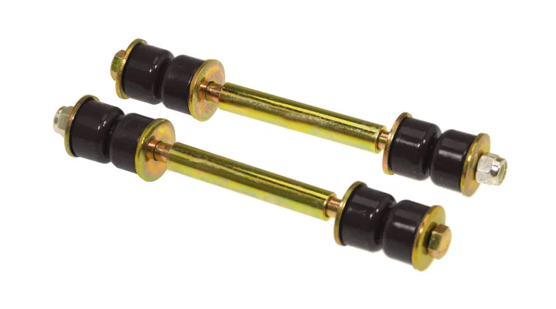 Prothane 19-416-BL, Universal End Link Set - 5in Mounting Length - Black for Ford Mustang