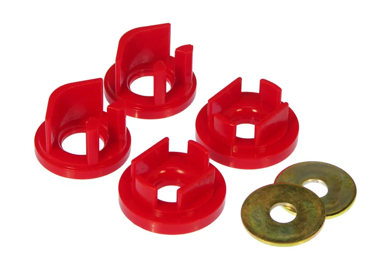 Prothane 16-1610, Subaru Diff Insert Bushings - Red
