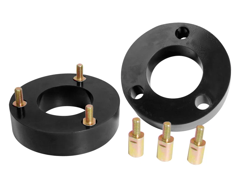 Prothane 14-1701-BL, 04-08 Nissan Titan Front Coil Spring 2in Lift Spacer - Black