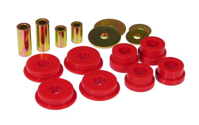Prothane 13-1610, Mitsubishi Evo 8 Diff/Mustache Bar Bushings - Red