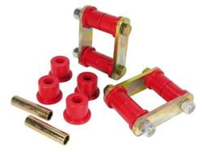 Prothane 25-47072, Range Rover Spring & Shackle Bushings - Red