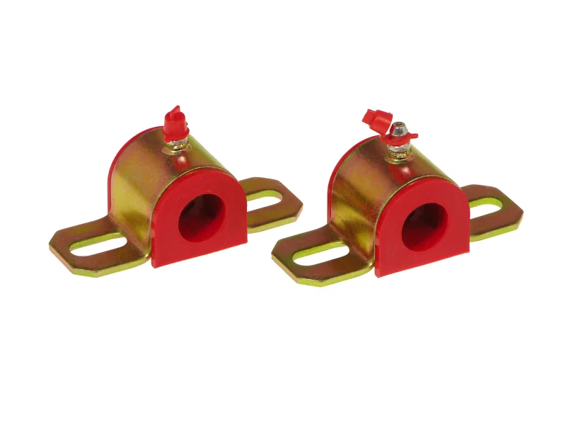 Prothane 19-1154, Universal Greasable Sway Bar Bushings - 3/4in - Type A Bracket - Red