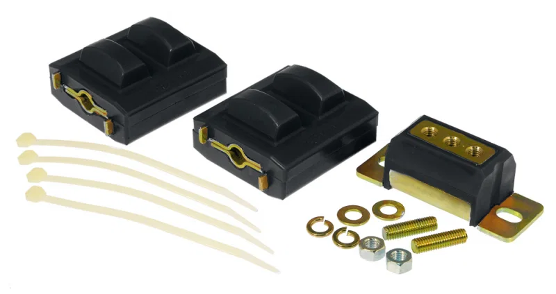 Prothane 7-1903-BL, GM Motor & Trans Mount Kit - Black