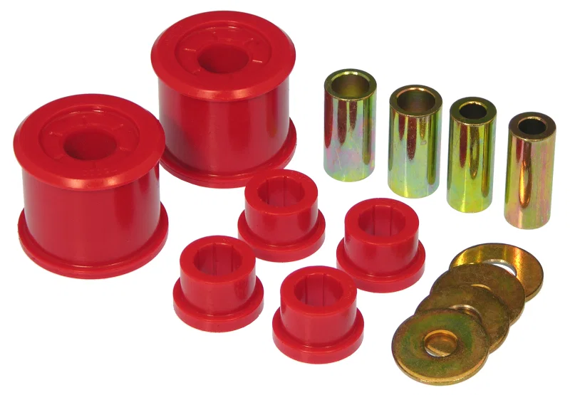 Prothane 13-205, 01-04 Mitsubishi Eclipse Front Control Arm Bushings - Red