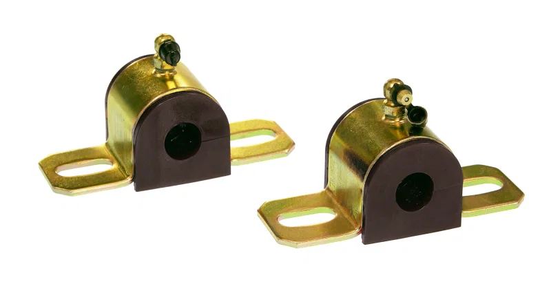 Prothane 19-1204-BL, Universal 90 Deg Greasable Sway Bar Bushings - 11/16in - Type B Bracket - Black