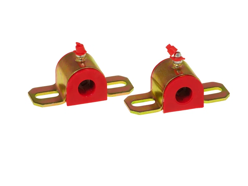 Prothane 19-1152, Universal Greasable Sway Bar Bushings - 5/8in - Type A Bracket - Red
