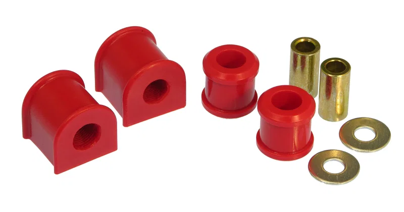 Prothane 1-1128, 07-11 Jeep JK Rear 19mm Sway Bar & End Link Bushings - Red