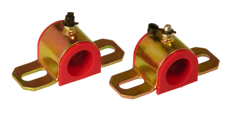 Prothane 19-1167, Universal Greasable Sway Bar Bushings - 24MM - Type A Bracket - Red