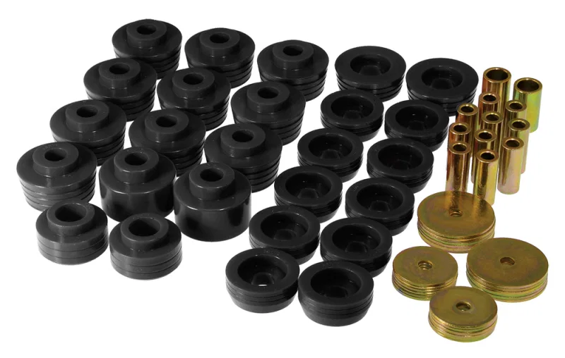 Prothane 7-132-BL, 78-88 GM Various Body Mount Kit - Black