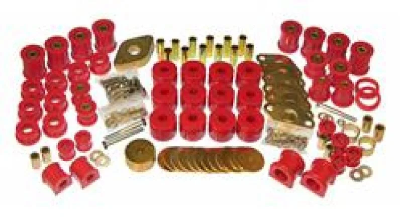 Prothane 1-2017, 07-11 Jeep Wrangler Total Kit - Red
