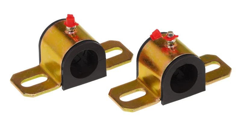 Prothane 19-1178-BL, Universal Greasable Sway Bar Bushings - 1 1/8in - Type B Bracket - Black