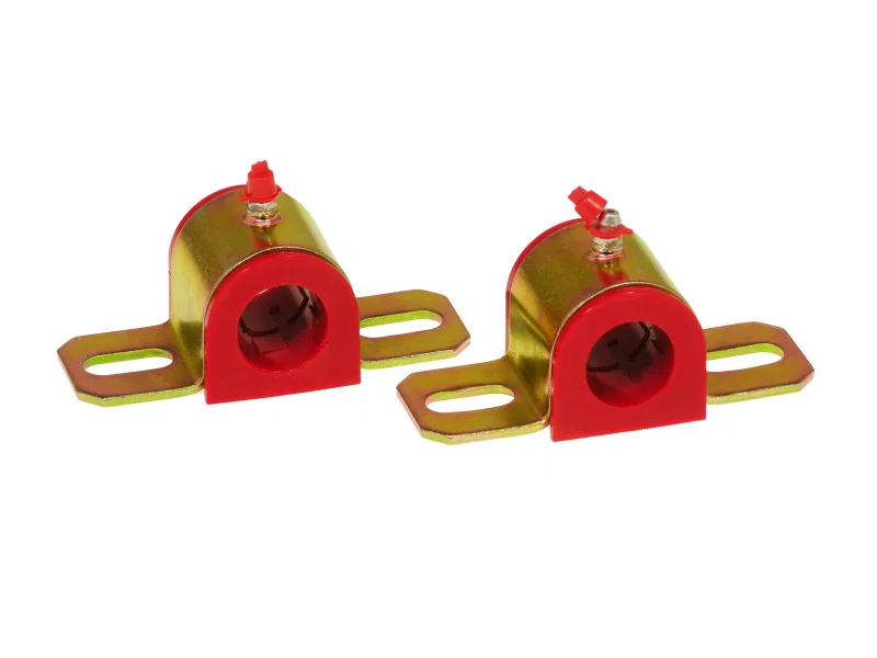 Prothane 19-1182, Universal Greasable Sway Bar Bushings - 26MM - Type B Bracket - Red