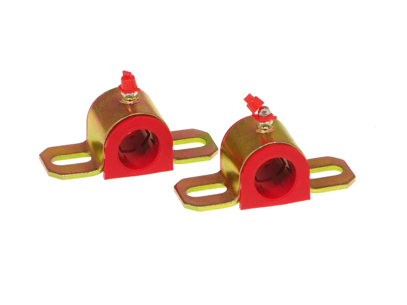Prothane 19-1166, Universal Greasable Sway Bar Bushings - 23MM - Type A Bracket - Red