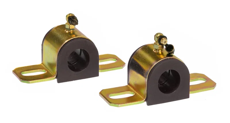 Prothane 19-1208-BL, Universal 90 Deg Greasable Sway Bar Bushings - 15/16in - Type B Bracket - Black