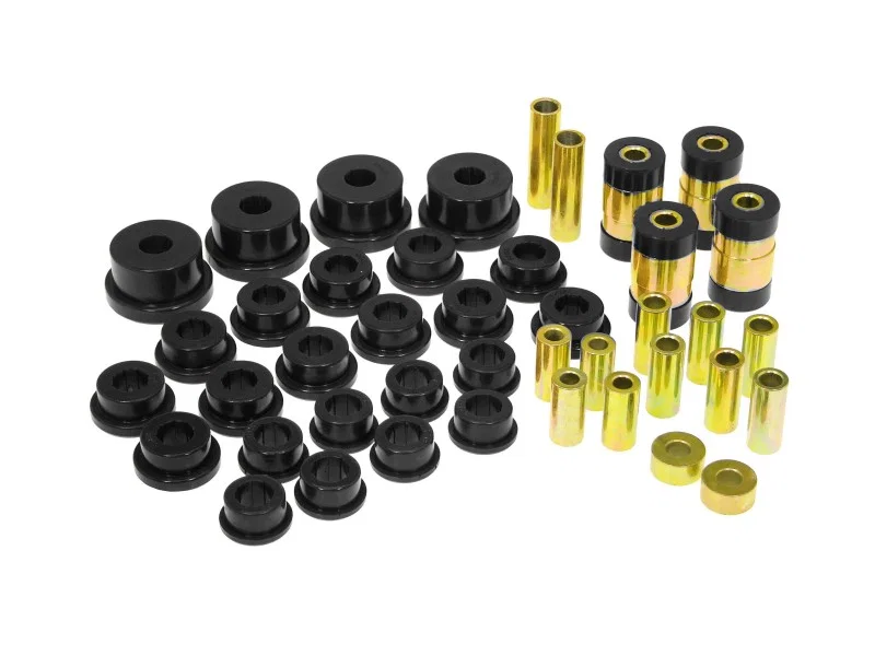 Prothane 13-301-BL, 95-99 Mitsubishi Eclipse Rear Upper/Lower Control Arm Bushings - Black