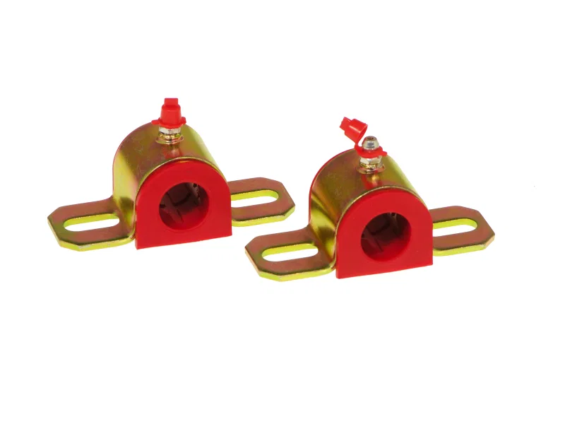 Prothane 19-1163, Universal Greasable Sway Bar Bushings - 20MM - Type A Bracket - Red