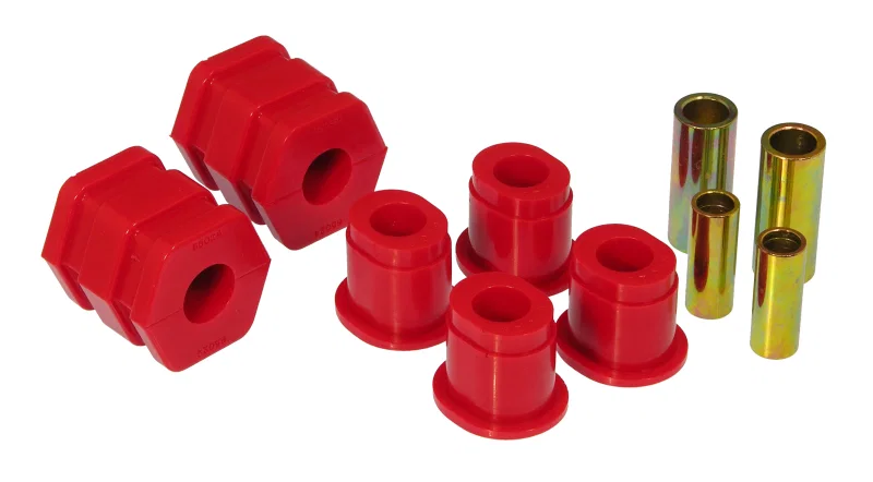 Prothane 8-222, 99-00 Honda Civic Front Lower Control Arm Bushings - Red
