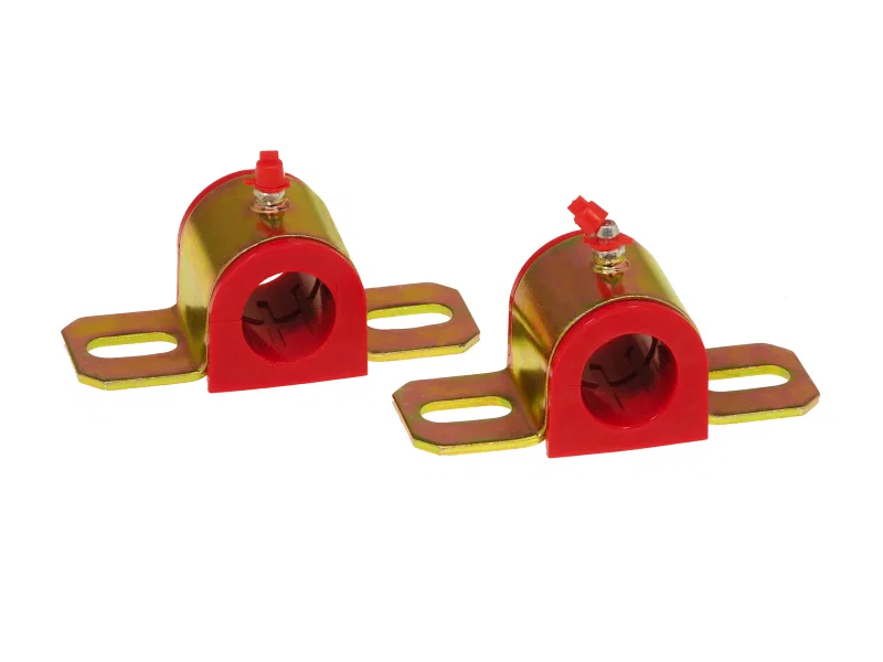 Prothane 19-1189, Universal Greasable Sway Bar Bushings - 1 1/16in - Type B Bracket - Red