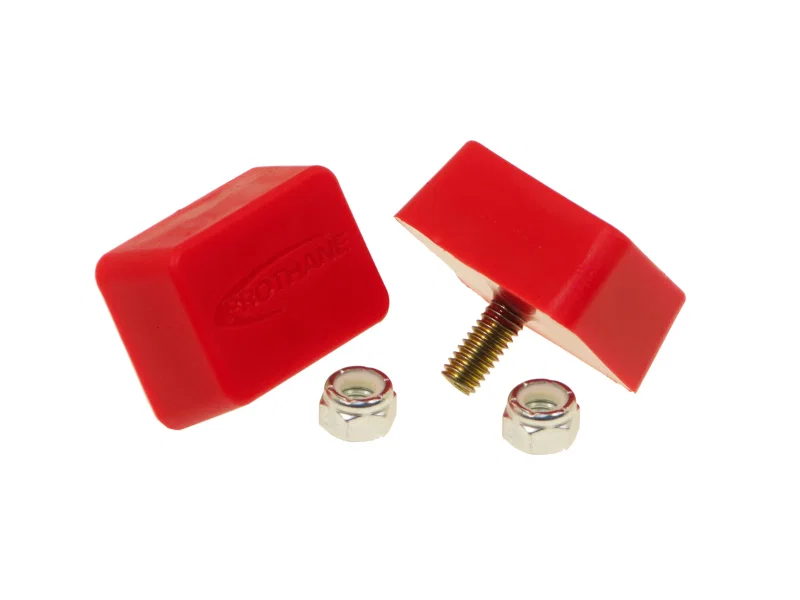 Prothane 19-1301, Universal Bump Stop 3/4 X 1 3/4 X 1 3/8 - Red