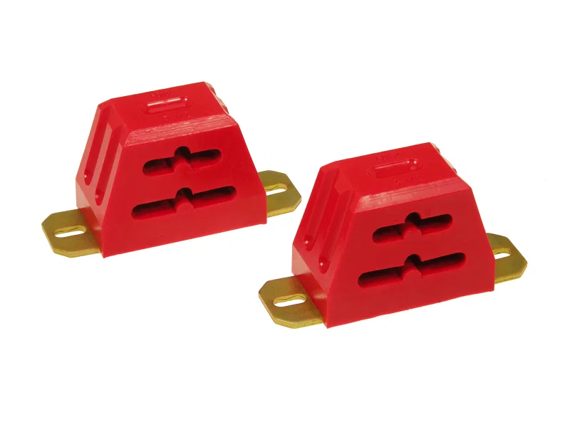 Prothane 19-1309, Universal Bump Stop 3 1/2 Multi-Mount - Red
