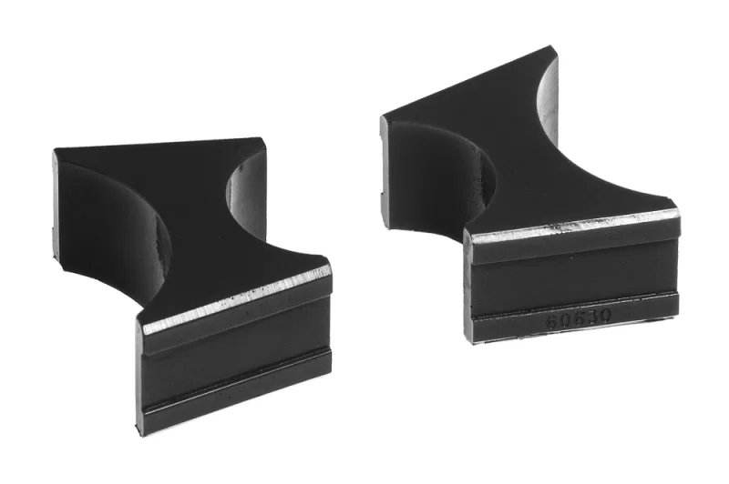 Prothane 19-1719-BL, Universal Shock Reservoir Mounts - 1.5/2.5 Diameter - Black