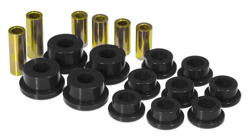Prothane 13-201-BL, 95-99 Mitsubishi Eclipse Front Upper/Lower Control Arm Bushings - Black