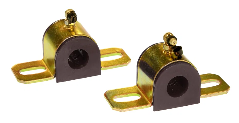 Prothane 19-1206-BL, Universal 90 Deg Greasable Sway Bar Bushings - 13/16in - Type B Bracket - Black