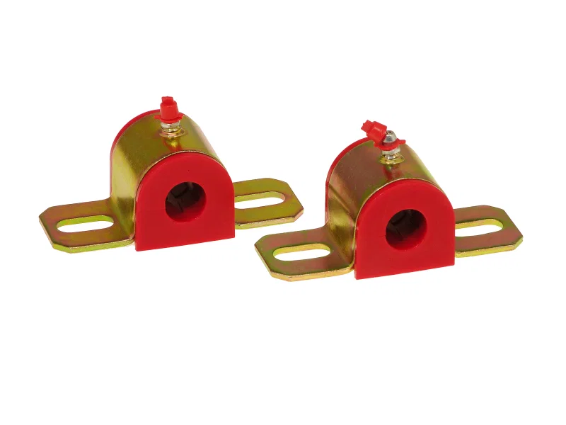 Prothane 19-1173, Universal Greasable Sway Bar Bushings - 3/4in - Type B Bracket - Red
