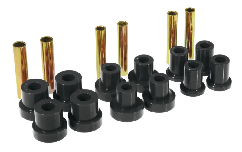 Prothane 7-1015-BL, GM Front Spring & Shackle Bushings - Black