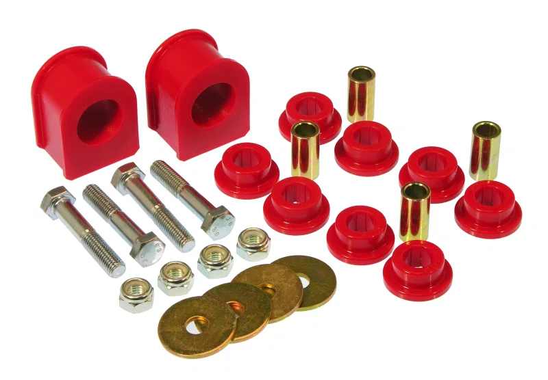 Prothane 6-1167, 99-3/99 Ford F250 SD 4wd Front Sway Bar Bushings - 32mm - Red