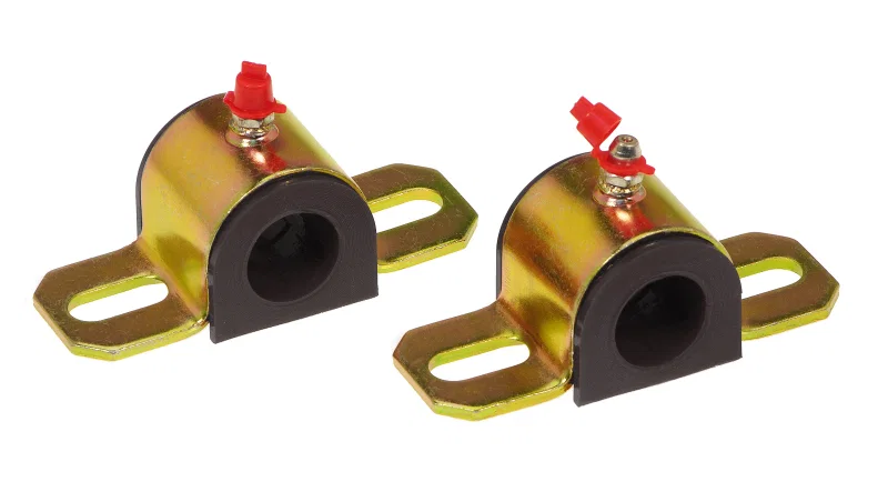 Prothane 19-1164-BL, Universal Greasable Sway Bar Bushings - 21MM - Type A Bracket - Black