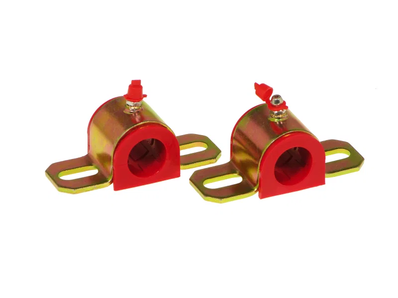 Prothane 19-1156, Universal Greasable Sway Bar Bushings - 7/8in - Type A Bracket - Red