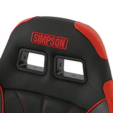 Racing Vortex II Off-Road Suspension Seats Black/Red PAIR image 4