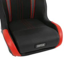 Racing Vortex II Off-Road Suspension Seats Black/Red PAIR image 6