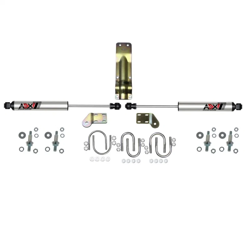 Skyjacker 2270, 98-02 Dodge Ram 2500/3500 ADX 2.0 Dual Stabilizer Kit w/ Polished Alum