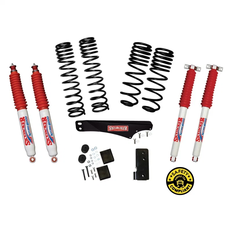 Skyjacker JK25BPNLT, Jeep Wrangler JK 2-2.5in Dual Rate Long Travel Suspension Lift Kit