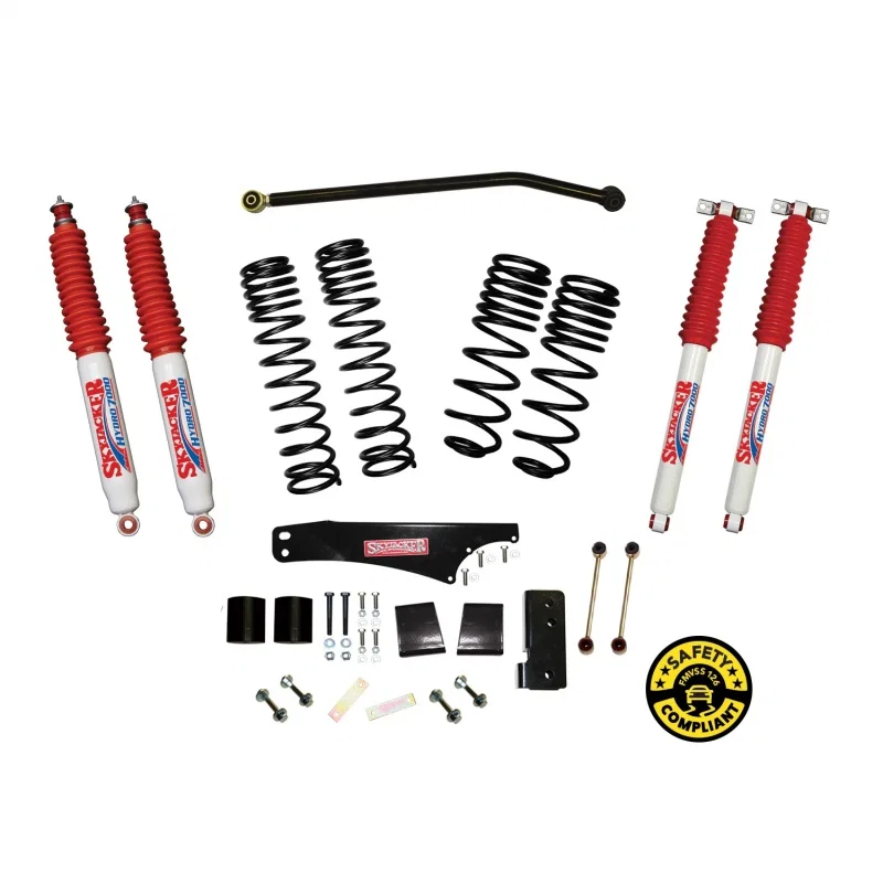 Skyjacker JK35BPHLT, 07-18 Jeep Wrangler JK 2 Door 2WD/4WD Long Travel 3.5in-4in Lift Kit w/Hydro 7000 Shocks