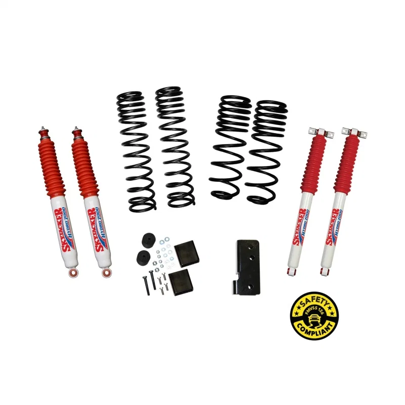 Skyjacker JK20BPHLT, 07-18 Jeep Wrangler JK 2 Door 2WD/4WD Long Travel 2in-2.5in Lift Kit w/Hydro 7000 Shocks
