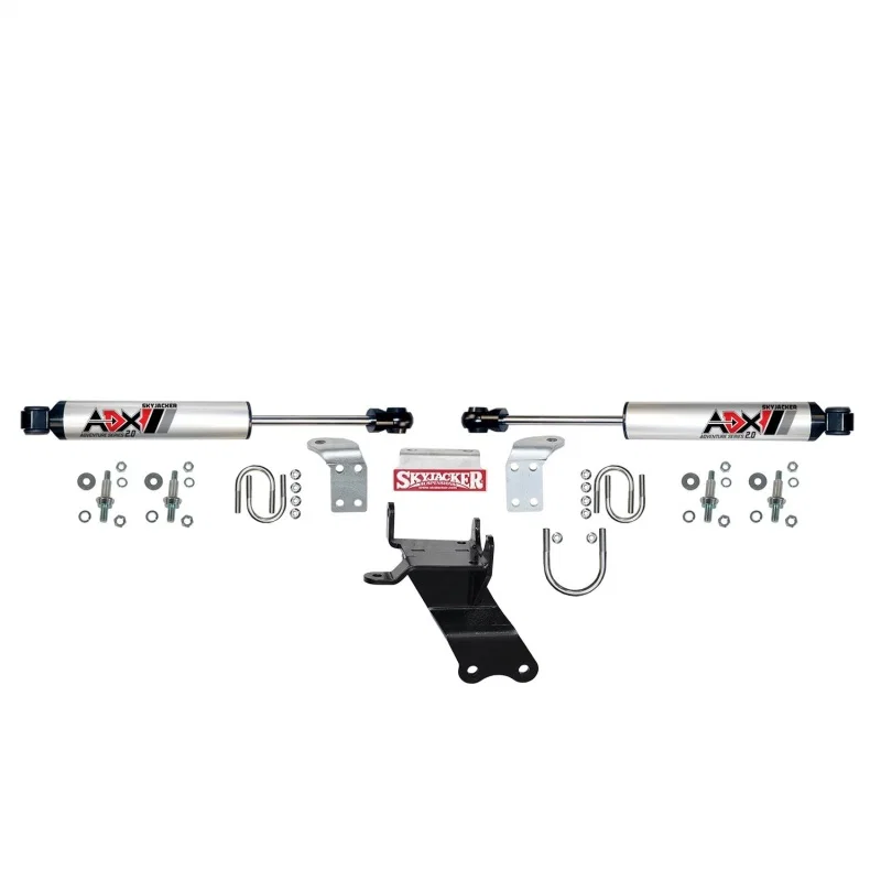 Skyjacker 2207, 18-24 Jeep Gladiator JL ADX 2.0 Dual Stabilizer Kit w/ CNC Machined Polished Alum