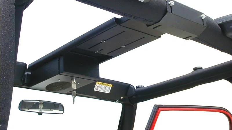 Tuffy Products 103-01, Overhead Console- Single Compartment Black